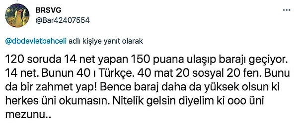 Tüm haklı tepkilere rağmen üniversite sınavının baraj puanları düşürüldü...