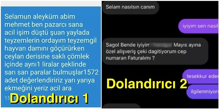 "Altın Buldum" Diyenden "Hediye Çeki Dağıtıyorum"a Kadar Gönderilmiş Çeşit Çeşit Dolandırıcı Mesajı