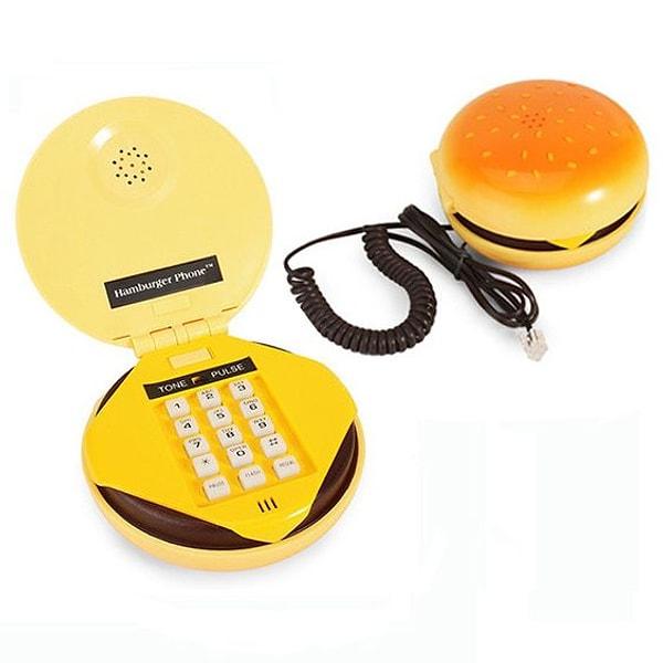 13. Görüşmelerinizi cheeseburger şeklinde bir telefonla yapmak ister misiniz?