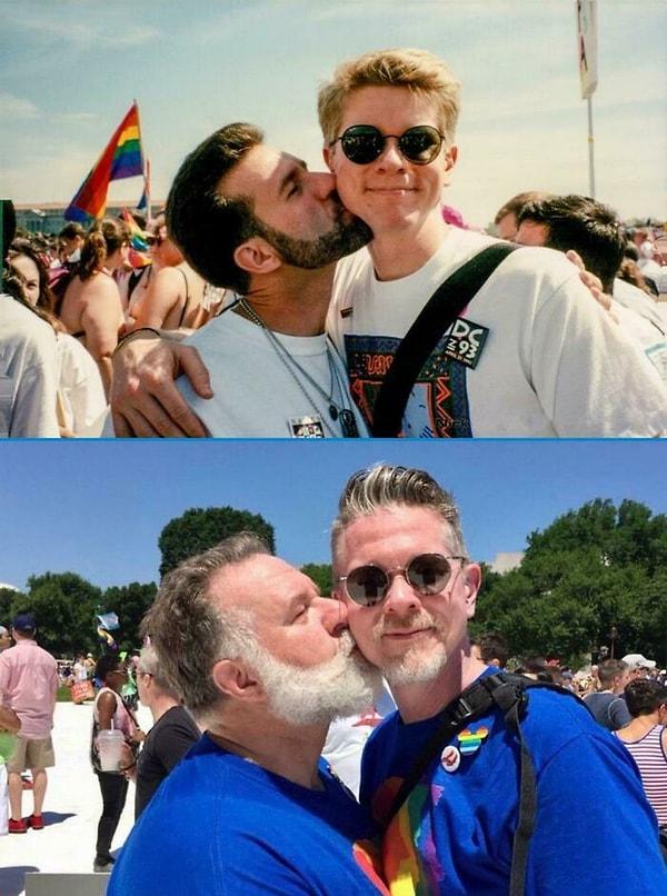 2. 25 yıl sonra aynı çift aynı gurur ve aşkla 🌈🥰