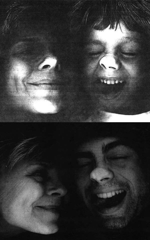 17. "Oğlum ve ben yüzlerimizi bir fotokopi makinesine dayadık."