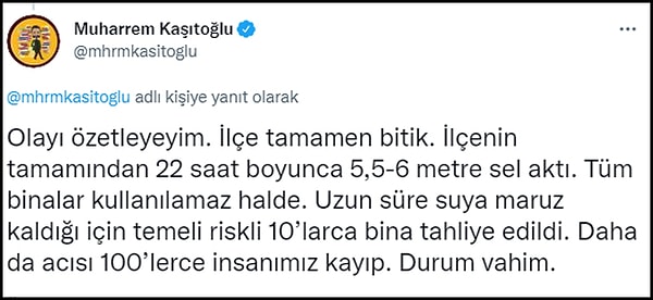 Öte yandan bazı sosyal medya hesapları çok sayıda insanın kayıp olduğu yönünde paylaşımlar yapıyor. 👇