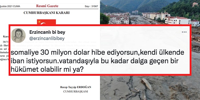 Karadeniz'de Yaşanan Sel Felaketi İçin Yeniden Halktan Yardım İstenmesi Vatandaşı Sinirlendirdi!