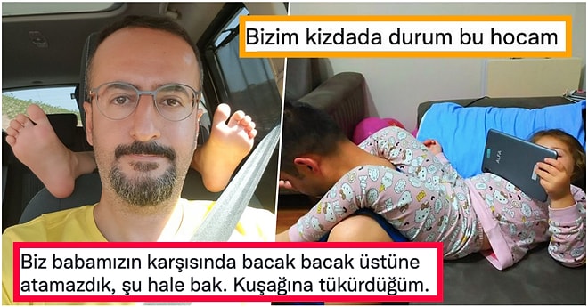 Babasının Yanında Bacak Bacak Atamayan Adamın Çocuğuyla Yaşadığı Duruma Gelen Birbirinden Komik Cevaplar