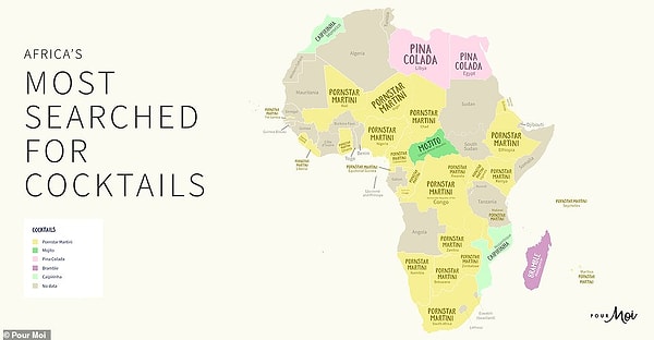 Карта предпочтений в Африке: