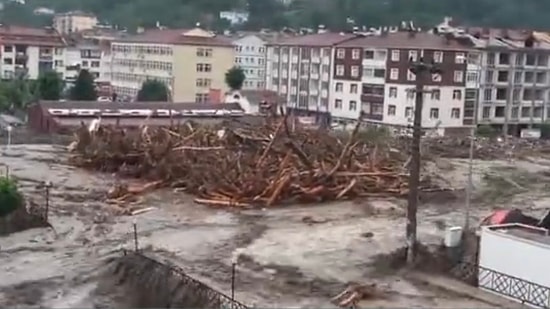 Kastamonu'da Selin Geldiği Anlar Görüntülendi