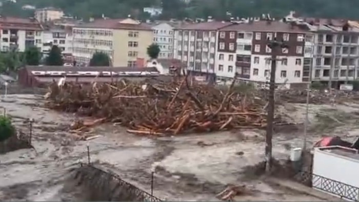 Kastamonu'da Selin Geldiği Anlar Görüntülendi