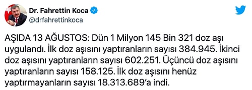 Bakan Koca Açıkladı: 18 Milyon Kişi Şimdi Aşı Olmadı