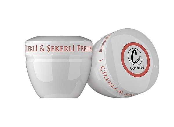 5. Carvien's Çilekli & Şekerli Dudak Peelingi yemeden duramayacağın bir peeling. Şükür ki tamamen doğal içerikli! 🙂