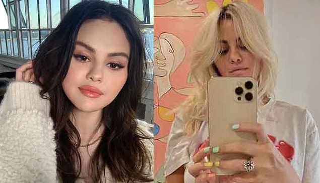 2. Ani bir kararla sarışınlığa geçen Selena Gomez de hayranlarını memnun edemedi.