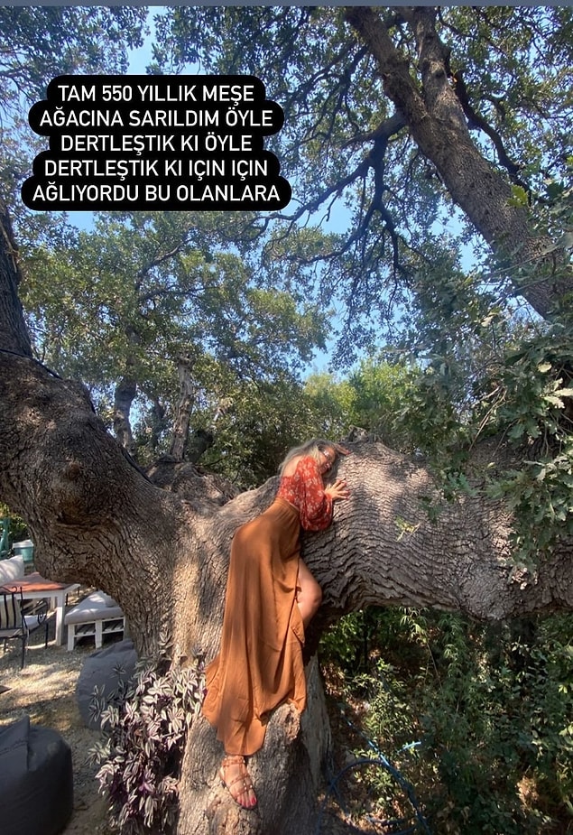 14. Yangın bahane, pozlar şahane.