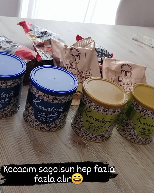 8. Evde kahve biterse gelinlik iptal.