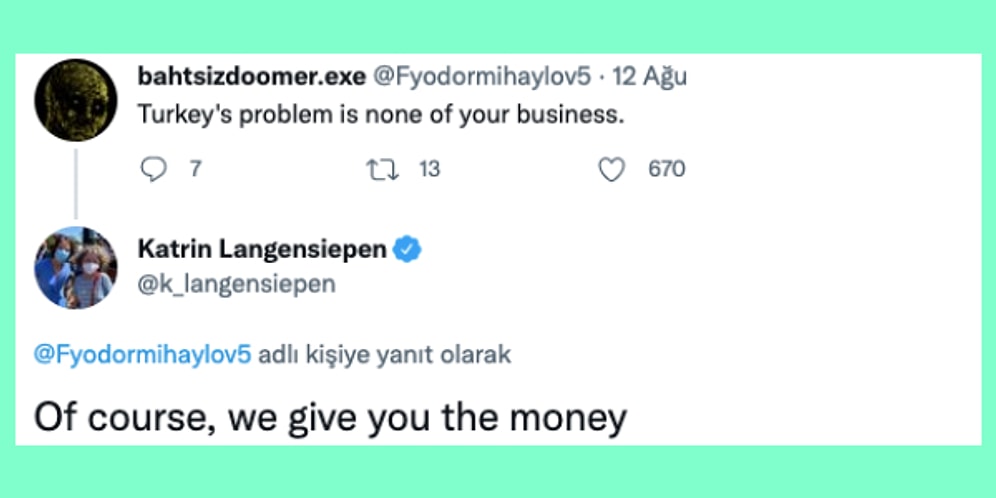 Alman Vekil Katrin Langensiepen'in Türkiye Hakkında Attığı İtiraf Tweet'i Canınızı Epey Bir Sıkacak