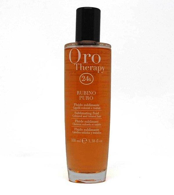 10. Fanola Oro Therapy 24k Rubino Puro boyalı ve işlem görmüş saçlara argan yağı