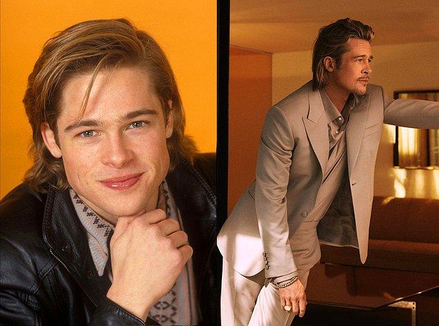 11. Hollywood yıldızı Brad Pitt'in ise karizmasından 20 yılda hiçbir şey eksilmemiş!