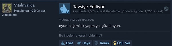 5. Bağımlılık yapmıyor...