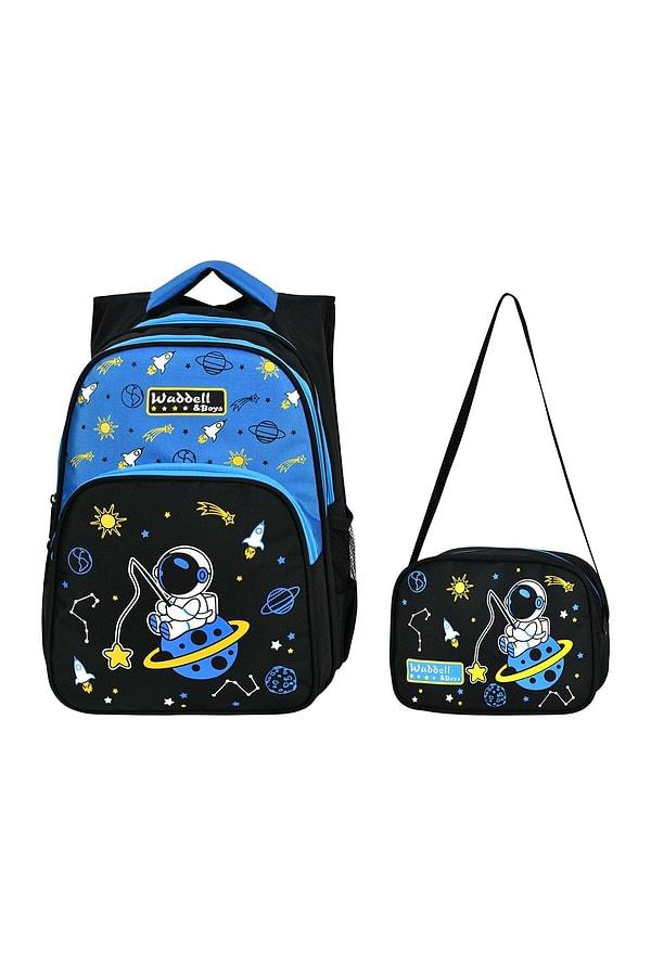 6. Çocukların uzaya ilgisi de çok fazla oluyor. Astronot olmaya hevesli çocuğunuzun okula koşarak gitmesini sağlayacak bir okul çantası bu.