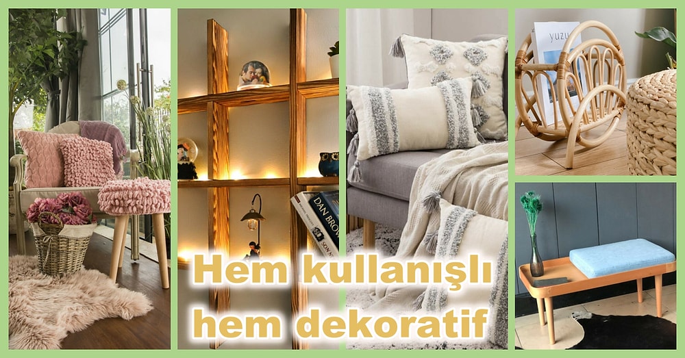 Küçük Dokunuşlarla Evinin Havasını Değiştireceğin 12 Kullanışlı Dekoratif Ürün