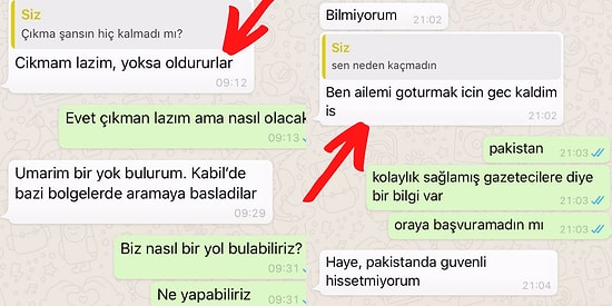 Ülkesini Terk Etmeye Çalışan Afgan Gazetecinin Çaresizlik ve Korku İçinde Yazdığı Mesajlar Hepimizi Kahretti