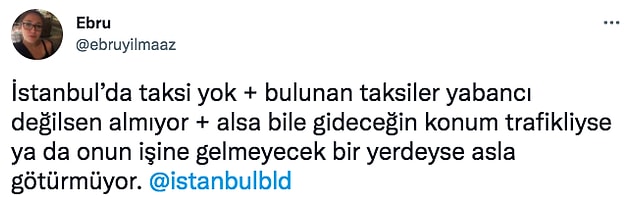 Taksicilerin sundukları bahaneler, binlerce vatandaşı böylesine çirkin bir sistemde mağdur etmeleri artık can sıkıyor haliyle. İnsanlar tepkilerini bu nedenle de dile getirmeye başladı.