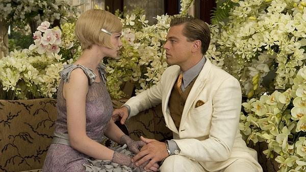 15. 'The Great Gatsby' filminde Jay ve Daisy birbirlerine aynı kitapta tanımlanan gibi 30 saniye boyunca bakıyor.