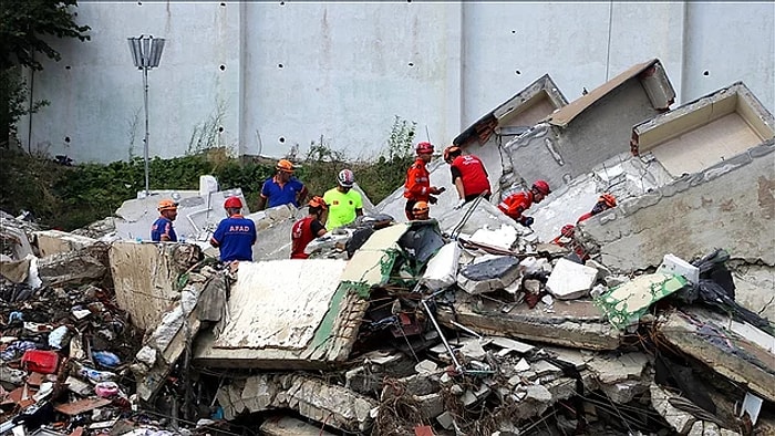 Selde Yıkılan Ölçer Apartmanı'nın Müteahhidi Gözaltına Alındı