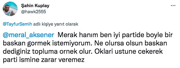 Böyle rahatlıkla nasıl istediklerini yazabileceklerini zannediyor bu kişiler? Bakalım İyi Parti yönetimi bu cevaba nasıl bir tepki gösterecek? Merakla bekliyoruz...