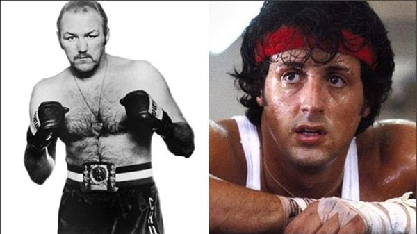 2. Sylvester Stallone’nun 1976 yılında çektiği ve ona dünya çapında ün kazandıran Rocky, yıllarca ağır siklette uğraş veren ve Muhammed Ali’ye karşı 15 round dayanması ile tanınan eski boksör Chuck Wepner’den esinlenildi.