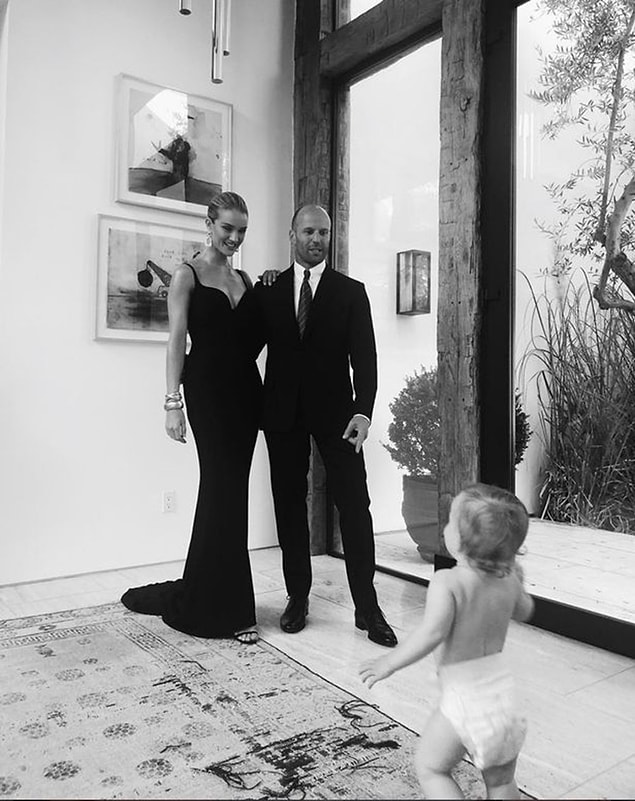 9. Rosie Huntington-Whiteley ve Jason Statham