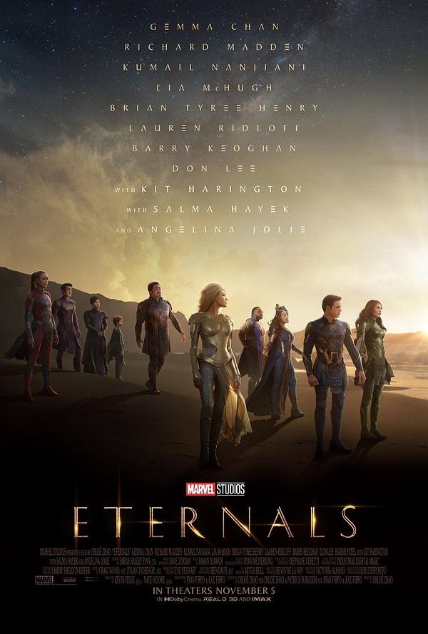 4. Marvel’in 5 Kasım’da vizyona girecek filmi ‘Eternals’ın afişi yayınlandı.