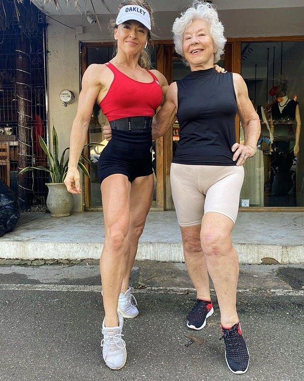 Joan'ın şu anda oldukça fit göründüğüne bakmayın. Birkaç yıl öncesine kadar 90 kilo olan Joan, kızının onu teşvik etmesiyle spora başlamış.