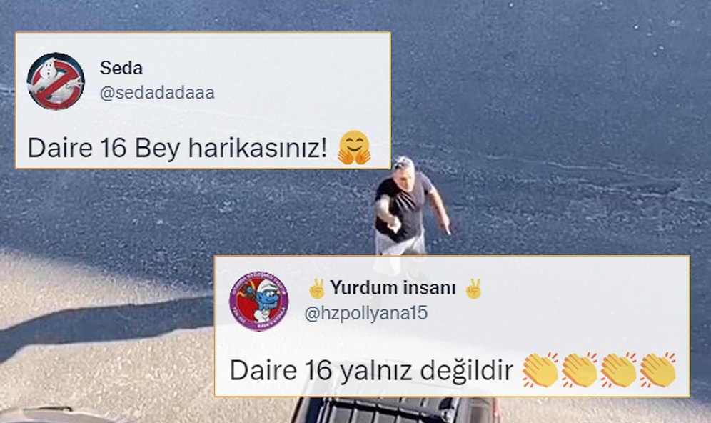 Komşularına İnsanlık Dersi Veren 'Daire 16'daki Hayvansever Abinin Viral Olan Görüntüleri