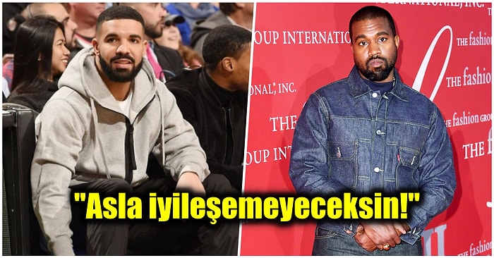 Yakın Zamanlarda Albüm Çıkartacak Olan Drake ve Kanye West Arasında Ezeli Rekabetin Fitili Yine Ateşlendi!