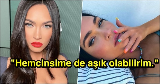 Bir Süredir Rapçi Machine Gun Kelly ile Birlikte Olan Megan Fox Cinsel Yönelimiyle İlgili İtiraflarda Bulundu
