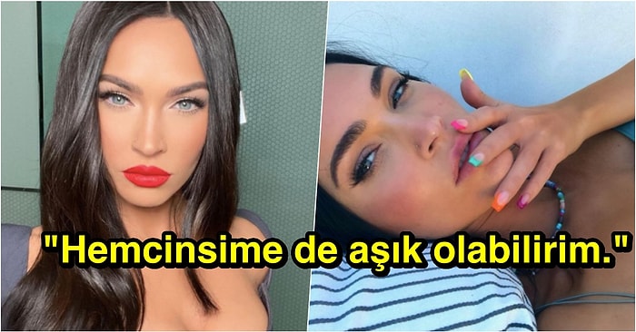 Bir Süredir Rapçi Machine Gun Kelly ile Birlikte Olan Megan Fox Cinsel Yönelimiyle İlgili İtiraflarda Bulundu