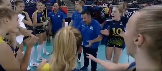 İsveç'in Voleybol Antrenörü: 'Her Zaman Böyle Bir Takıma Karşı Oynayamazsınız, Oynayın ve Tecrübe Kazanın'