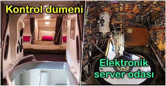 Bunları Başka Yerde Öğrenemezsiniz! Uçakların Hiç Bilmediğimiz Gizli Bölmeleri