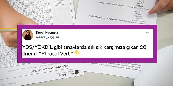 YDS ve YÖKDİL'de Hakim Olduğunuz Taktirde Çok Daha Yüksek Puan Almanızı Sağlayacak 20 Phrasal Verb!