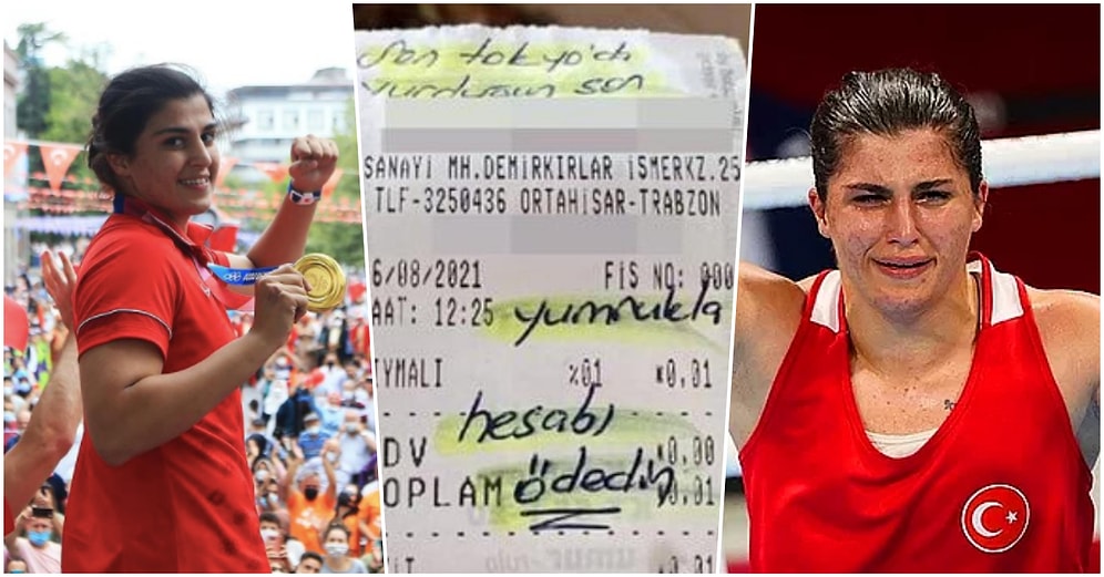 Olimpiyatlarda Tarih Yazan Milli Boksörümüz Busenaz Sürmeneli'ye Gelen Adisyonu Görünce İçiniz Isınacak!😍