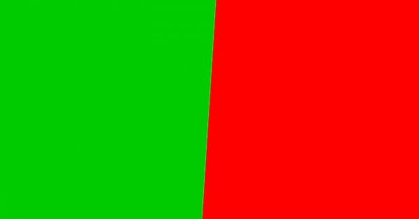 Seni anlatan renkler yeşil ve kırmızı.