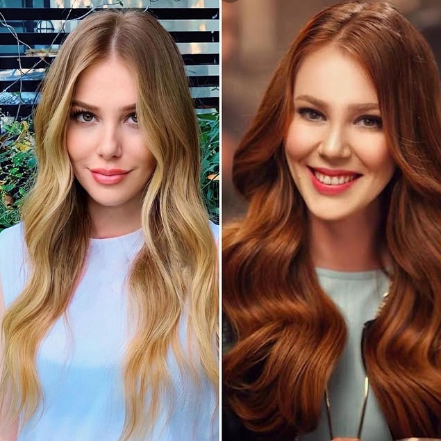 19. Son olarak da Elçin Sangu'yu sarışın olarak gördük.
