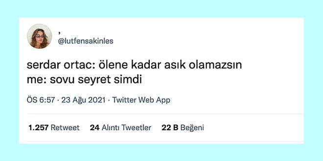 Bitmeyen Ağustos Ayından Serdar Ortaç'ın Aşk Teorisine Twitter'da Son 24 Saatin Viral Paylaşımları