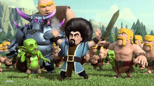 5. ''Clash of Clans çete savaşları ve istilaya teşvik eder.''