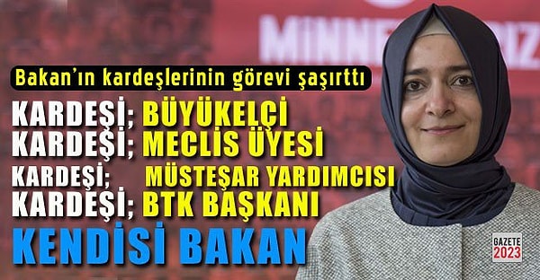 Eski Aile Bakanı Sayan görevdeyken yaptıklarından çok aile üyelerinin devlet kadrolarına atanmasıyla gündeme geliyordu.