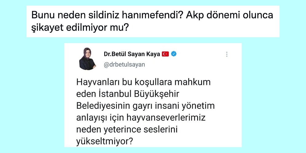 AKP'li Fatma Betül Sayan'ın İBB'yi Hedef Aldığı Paylaşımın AKP Dönemine Ait Olduğu Ortaya Çıktı
