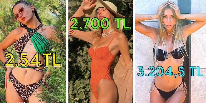 Hey Maşallah! Ünlülerin Hava Sıcaklığını Arttıran Bikini ve Mayolarının Dudak Uçuklatan Fiyatları