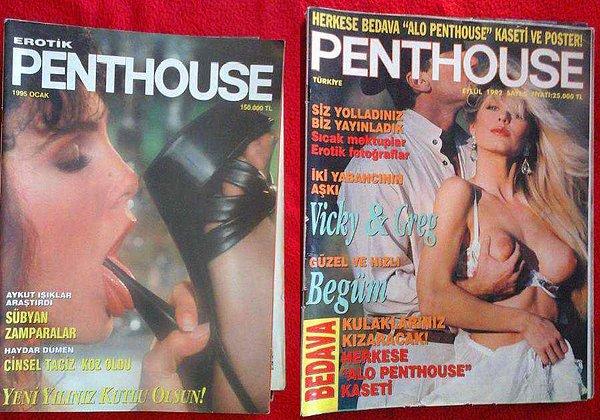 1990'lar Türkiye'sinde yayımlanan erkek dergisi "Penthouse"