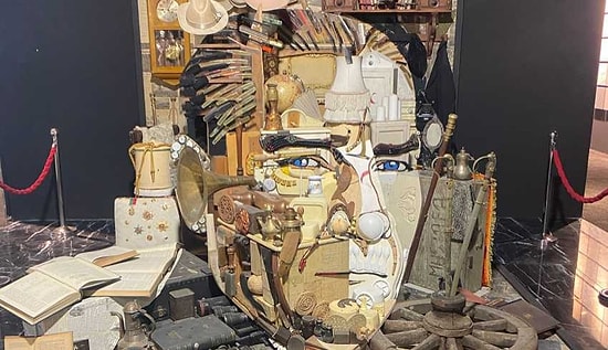 Yapımı 3 Ay Süren ve Atatürk'ün Değerlerini Simgeleyen 'Anamorfoz Atatürk Projesi'