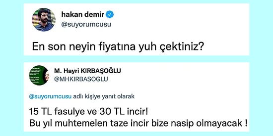 En Son Yuh Çektikleri Fiyatları Paylaşarak Yaramıza Tuz Basan Twitter Kullanıcıları