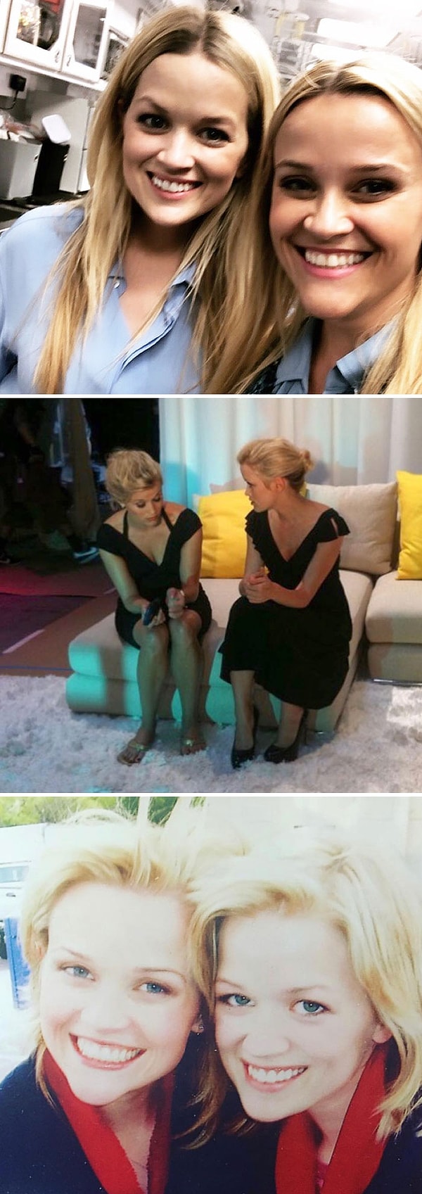 12. Риз Уизерспун и ее дублер Мэрили Лессли